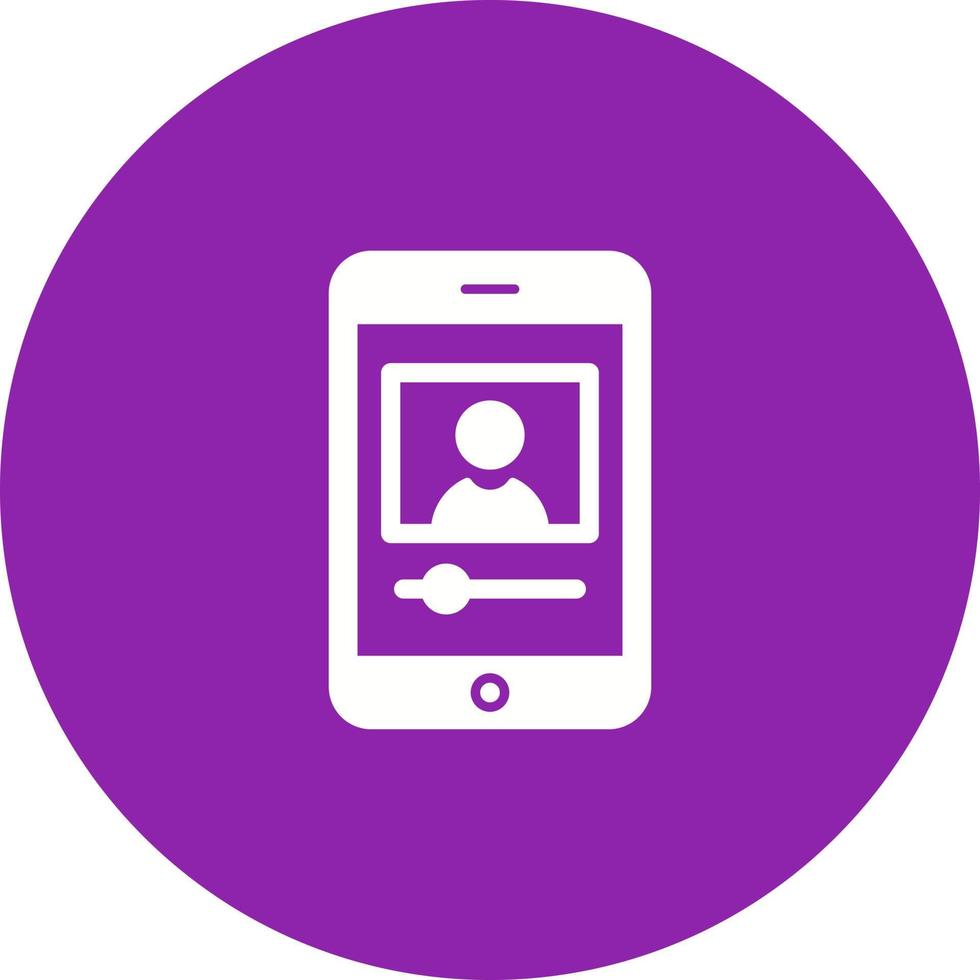 Vlog Unique Vector Icon