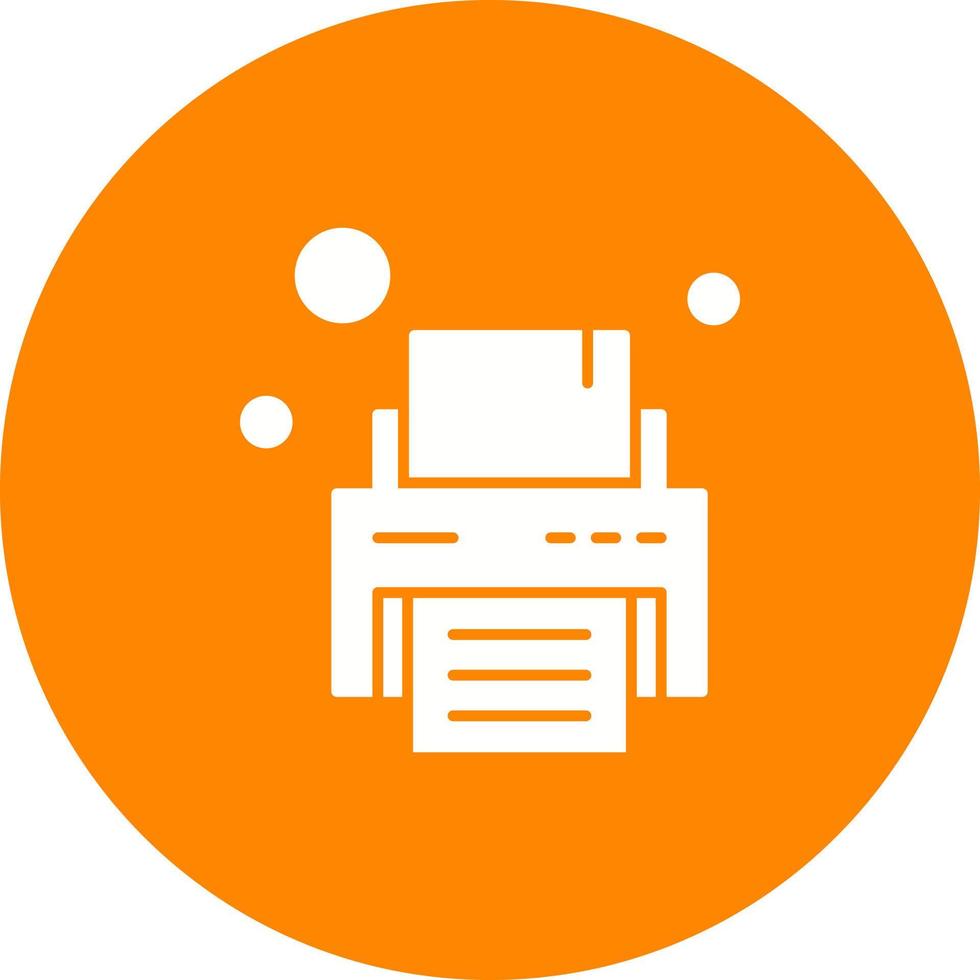 Printer Unique Vector Icon