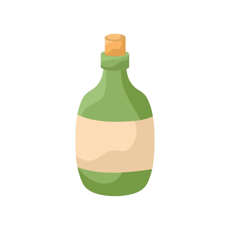 rum bottle design vector