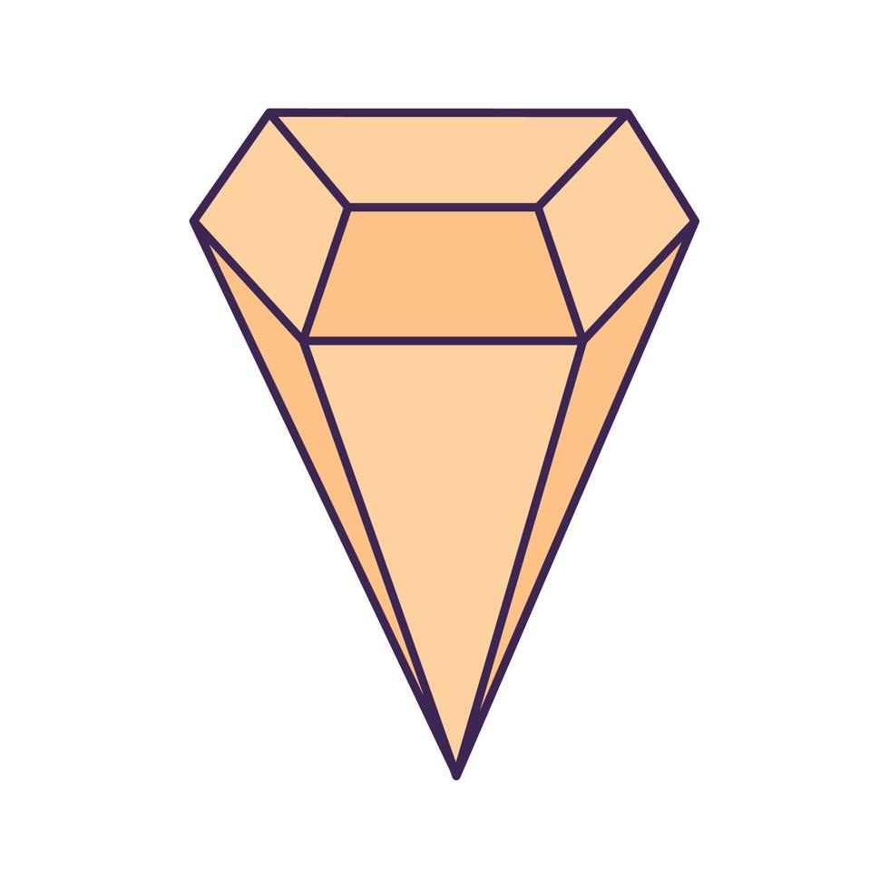 yellow crystal design 21382393 Vector Art at Vecteezy