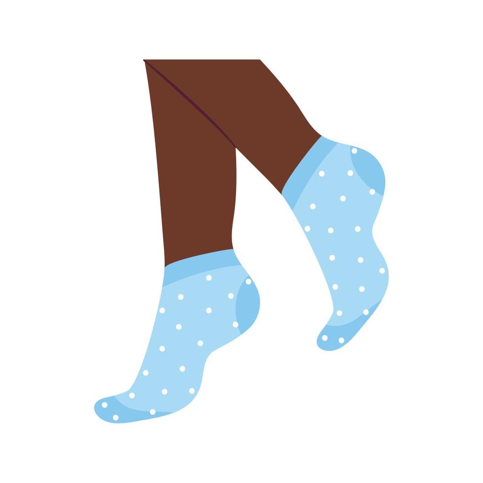 indigo socks pair vector