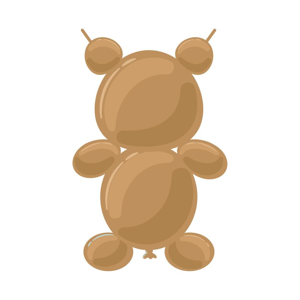 bear animal balloon vector