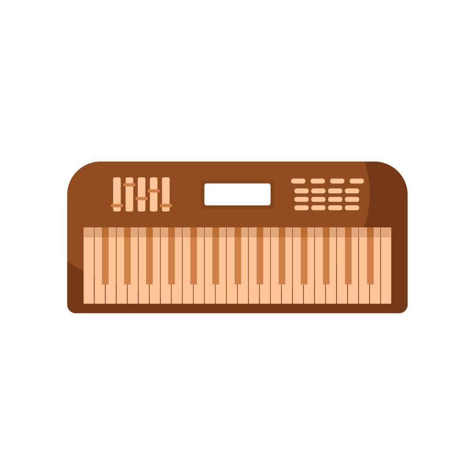 electric piano design vector
