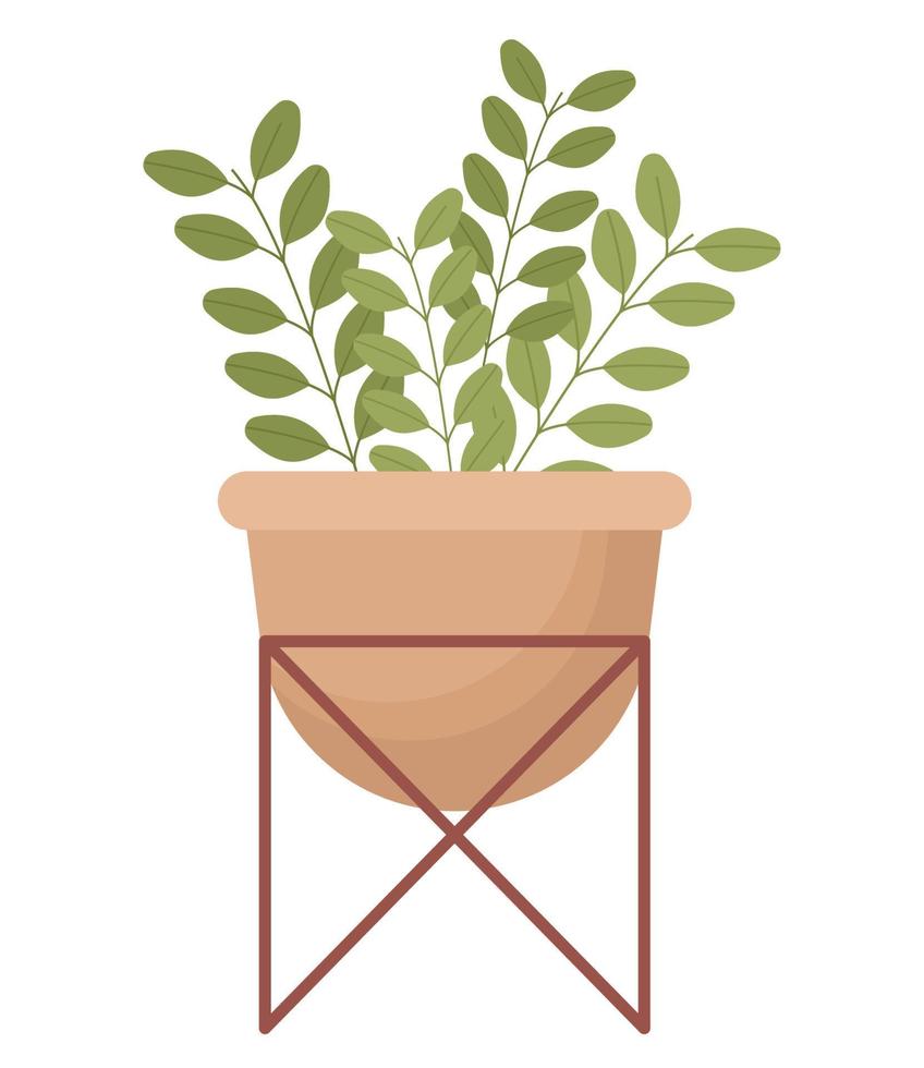 potted plant illustration vector