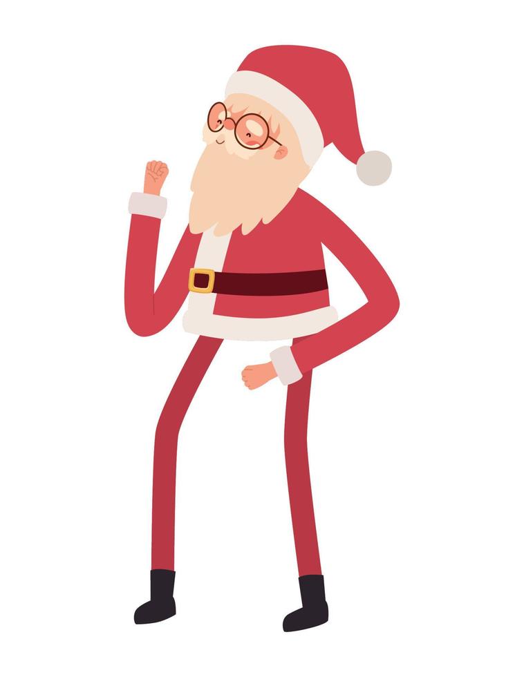 happy santa claus vector