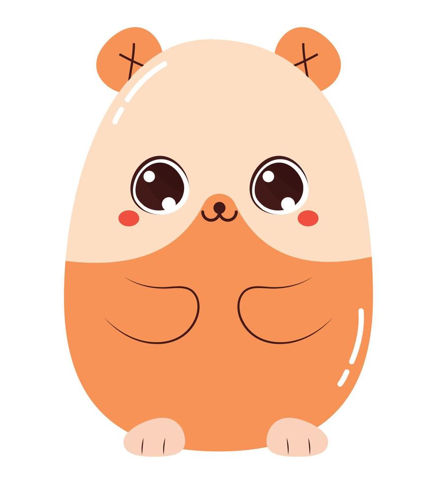 cute hamster design vector