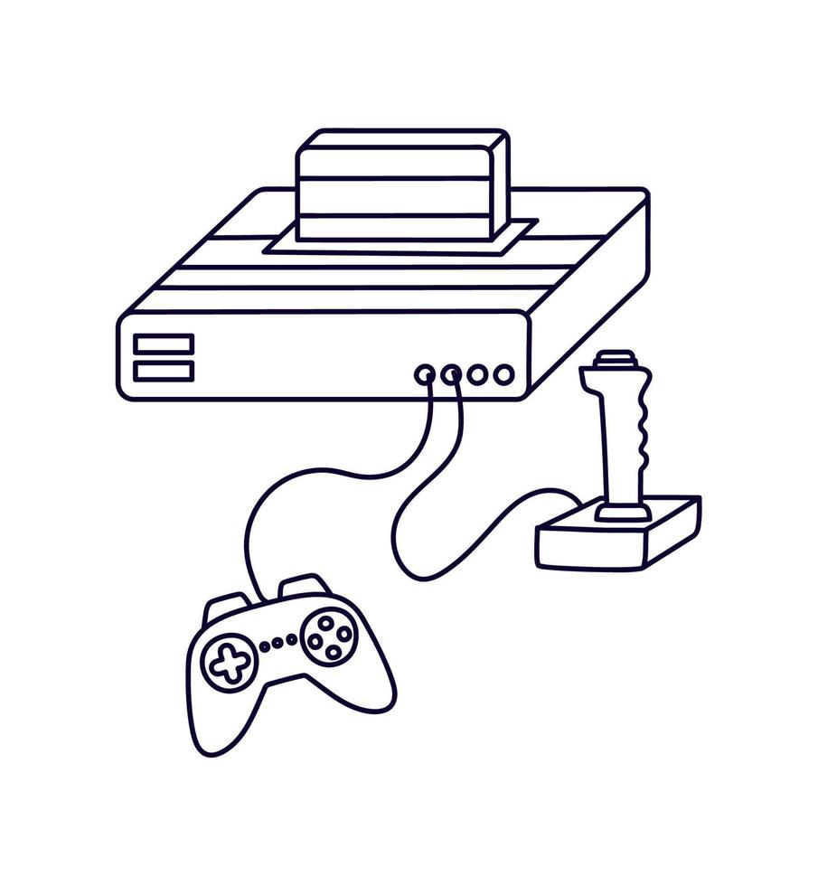 video games console vector