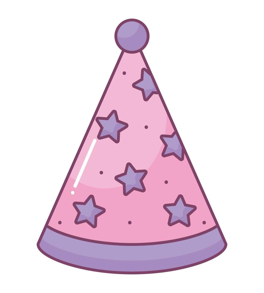 diseño de sombrero de cumpleaños vector