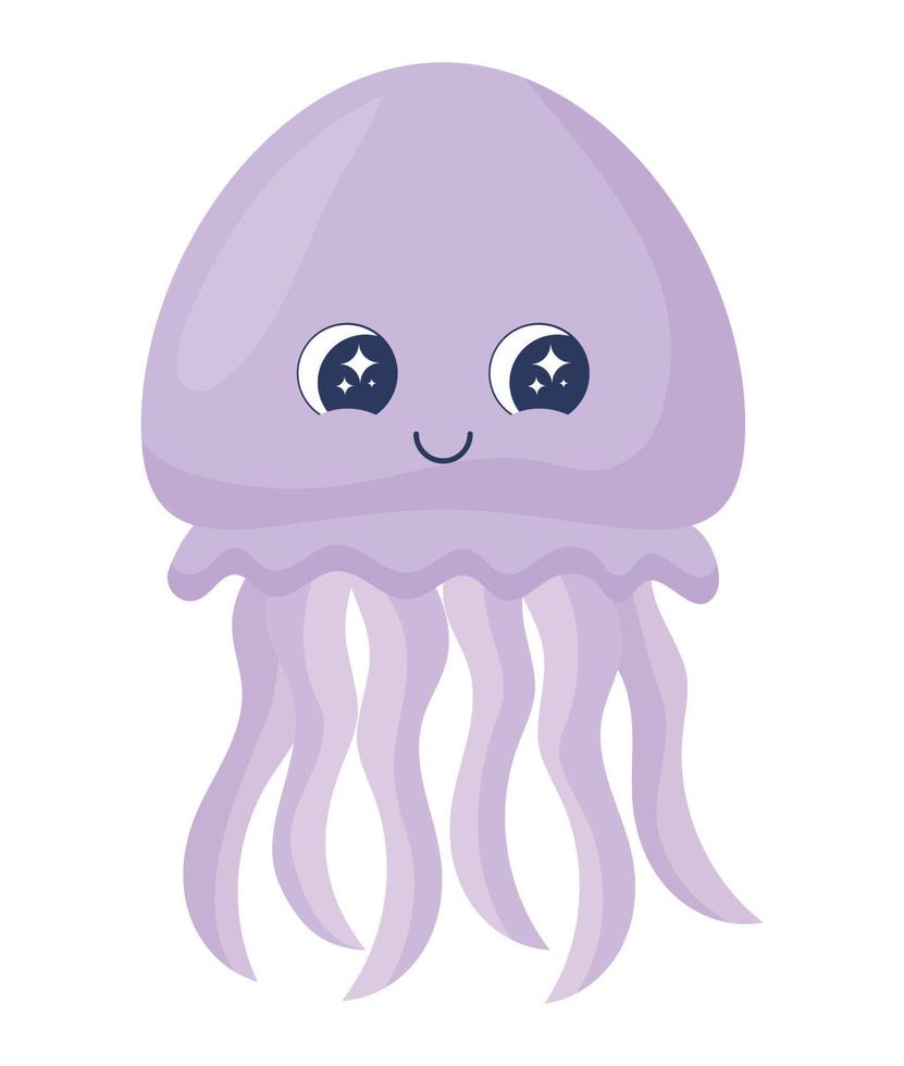 cute jellyfish design vector