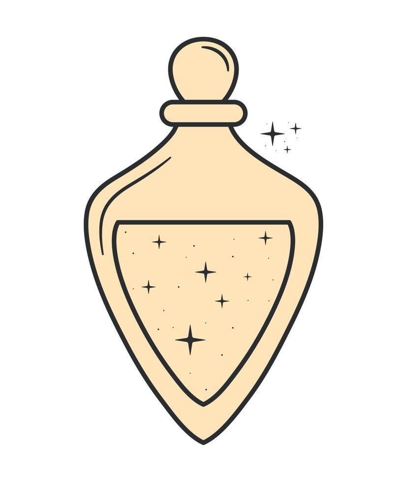 potion with sparks vector