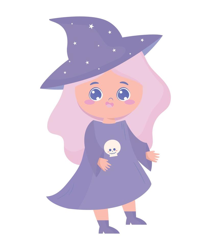 magic witch illustration vector