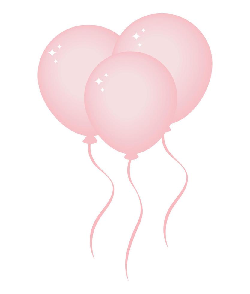 pink balloons design 21382728 Vector Art at Vecteezy
