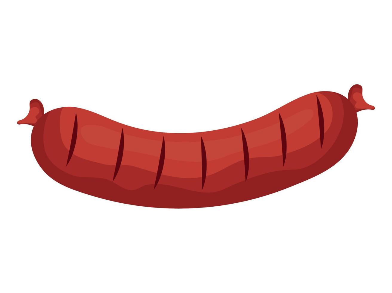 grill sausage design vector