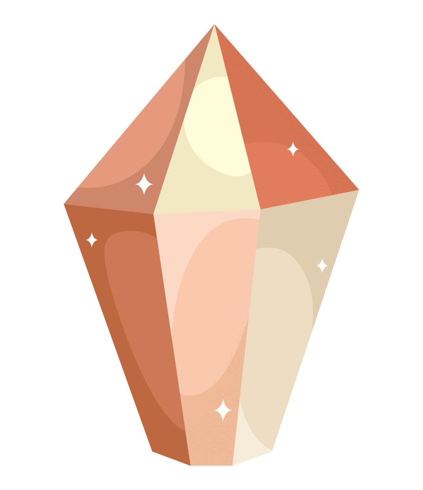 orange diamond design vector