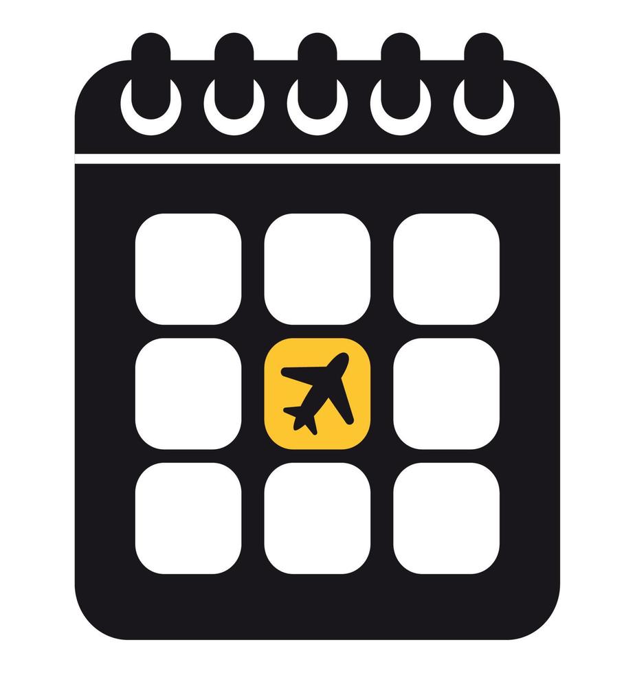 fly day icon vector