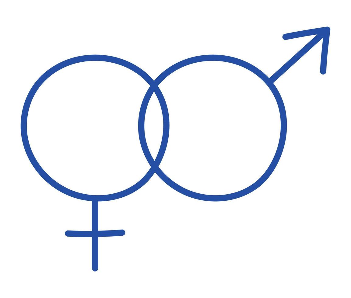 gender symbols design vector