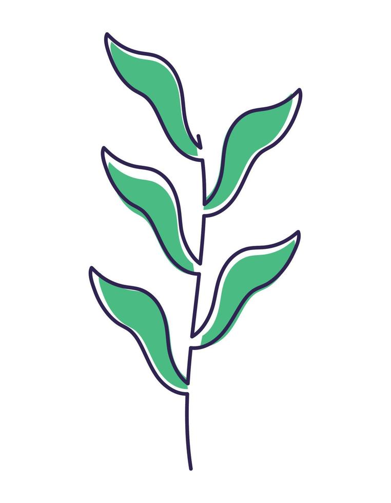 one line branch vector