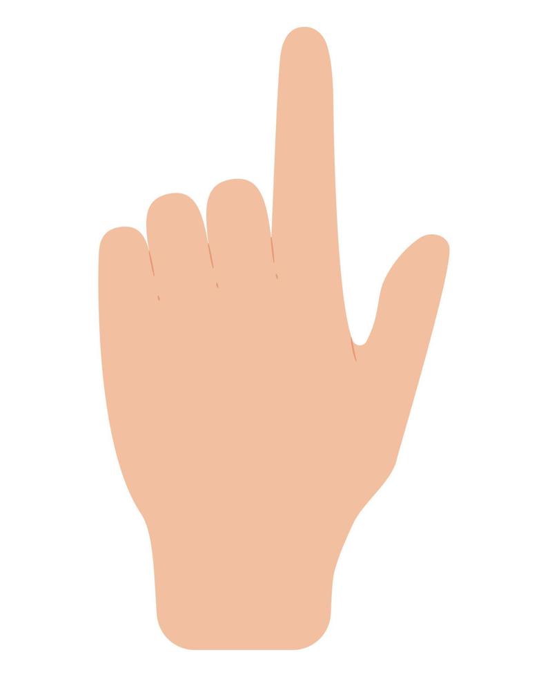 hand gesture icon vector