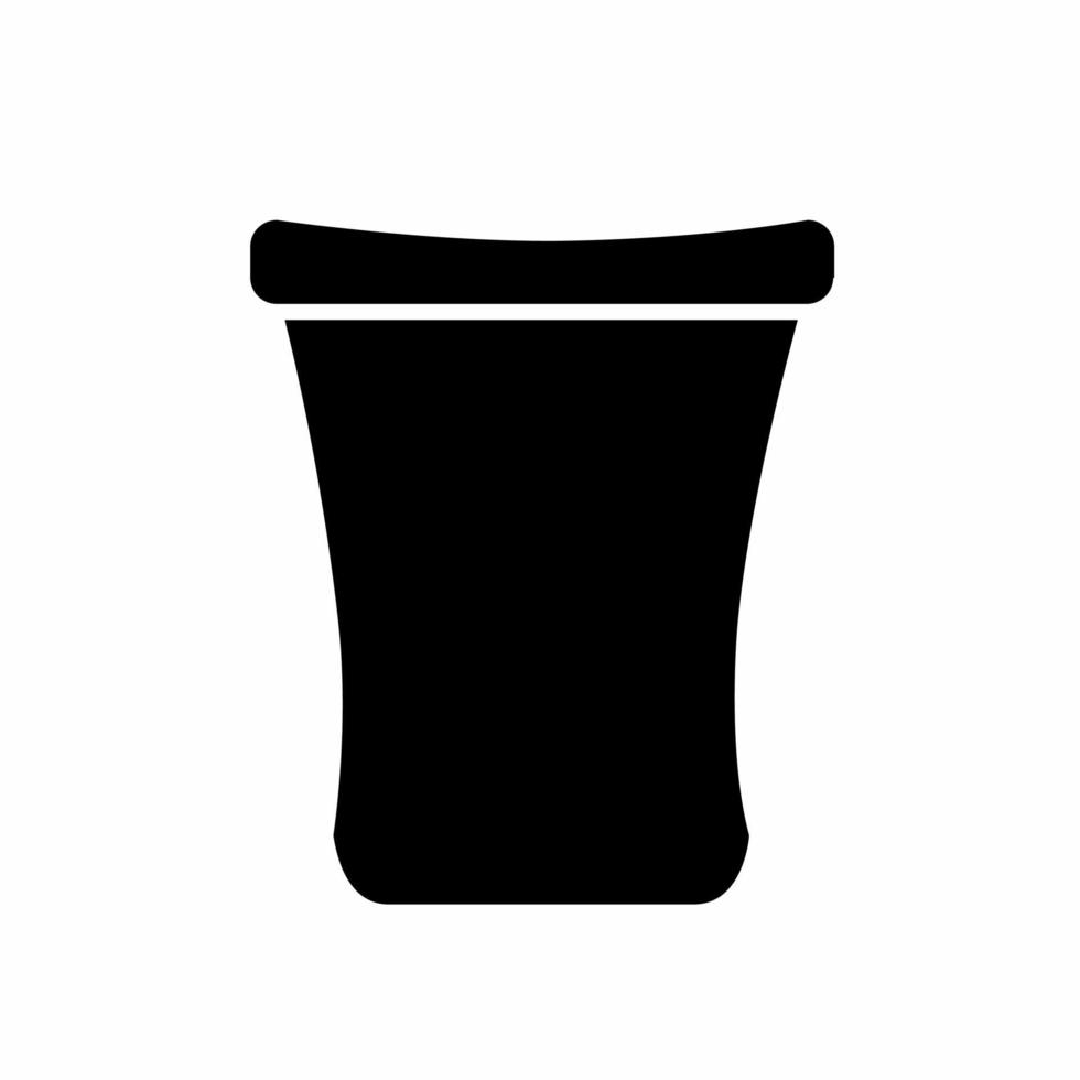 Bucket icon illustration. Stock vector. vector