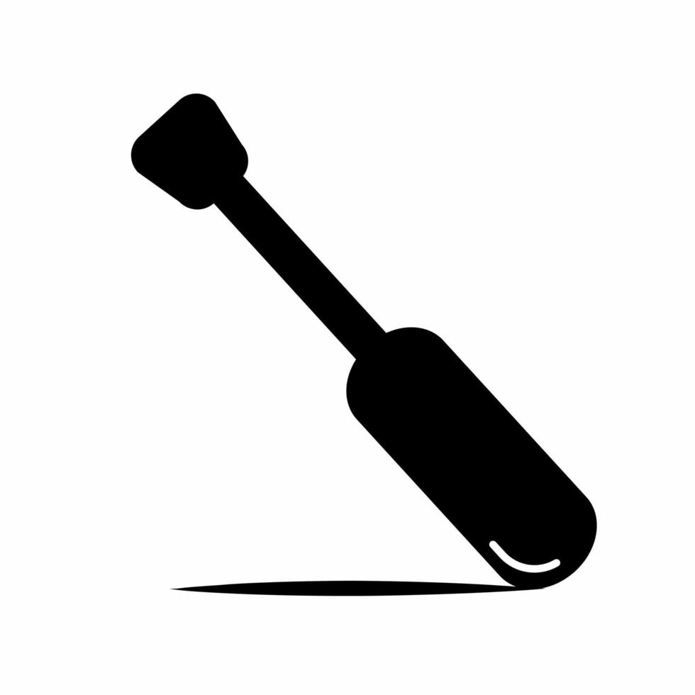 Screwdriver icon illustration with shadow. Stock vector. vector