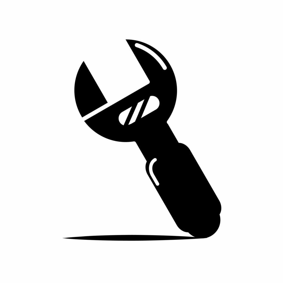 Wrenches icon illustration with shadow. Stock vector. 21383373 Vector Art at Vecteezy