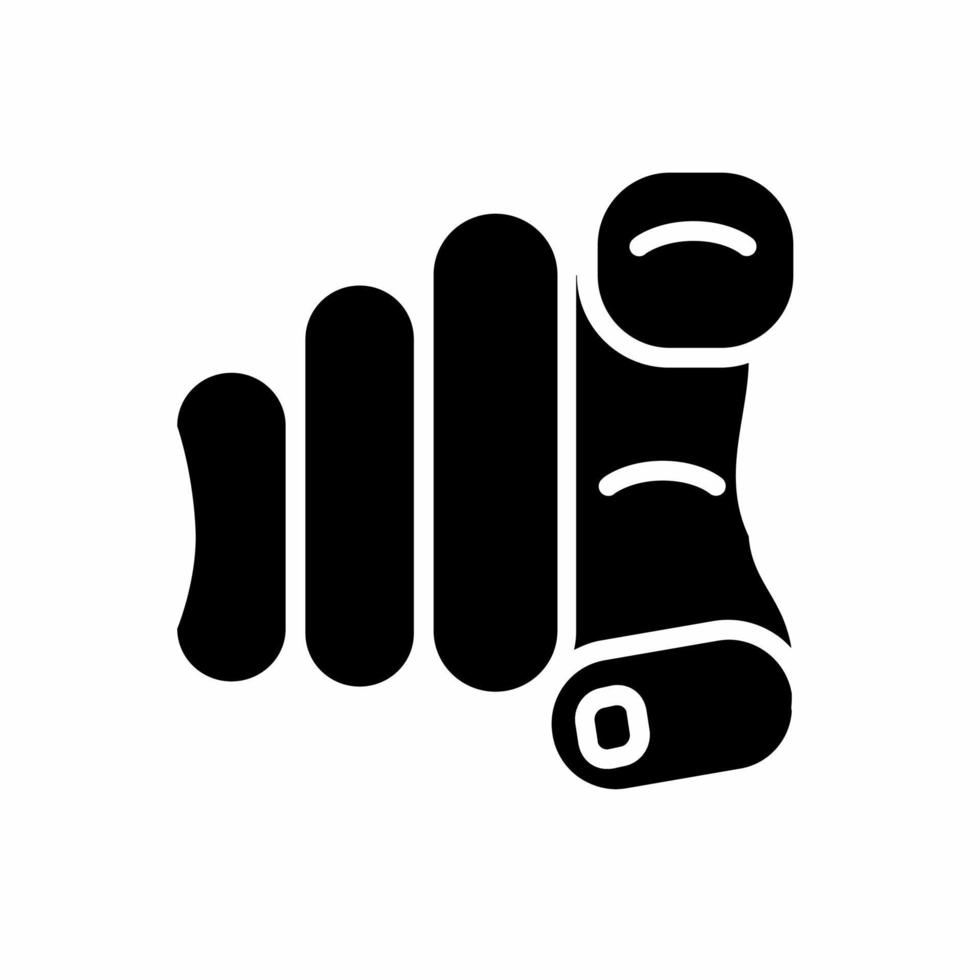Pointing finger icon illustration. Stock vector. vector