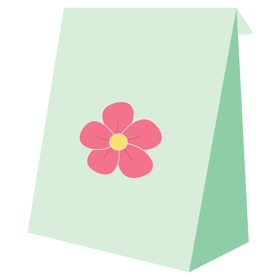 paquete de flor semillas vector plano ilustración