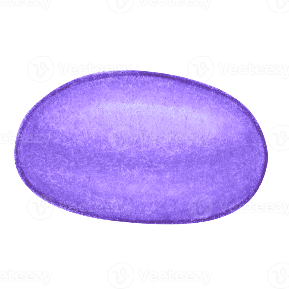 Watercolor hand drawn jelly bean png