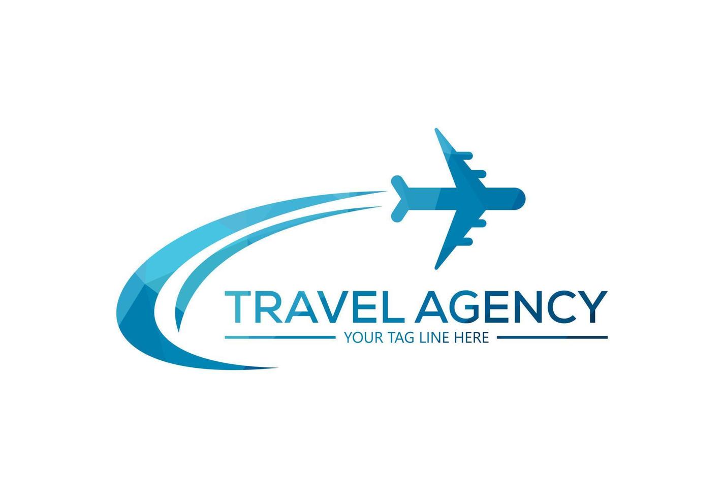 Low  Poly and Tours and Travel logo design, Vector illustration