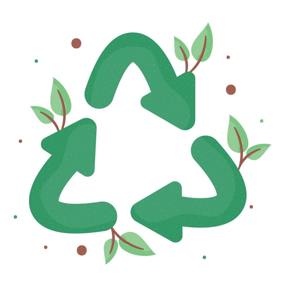 recycle symbol design vector