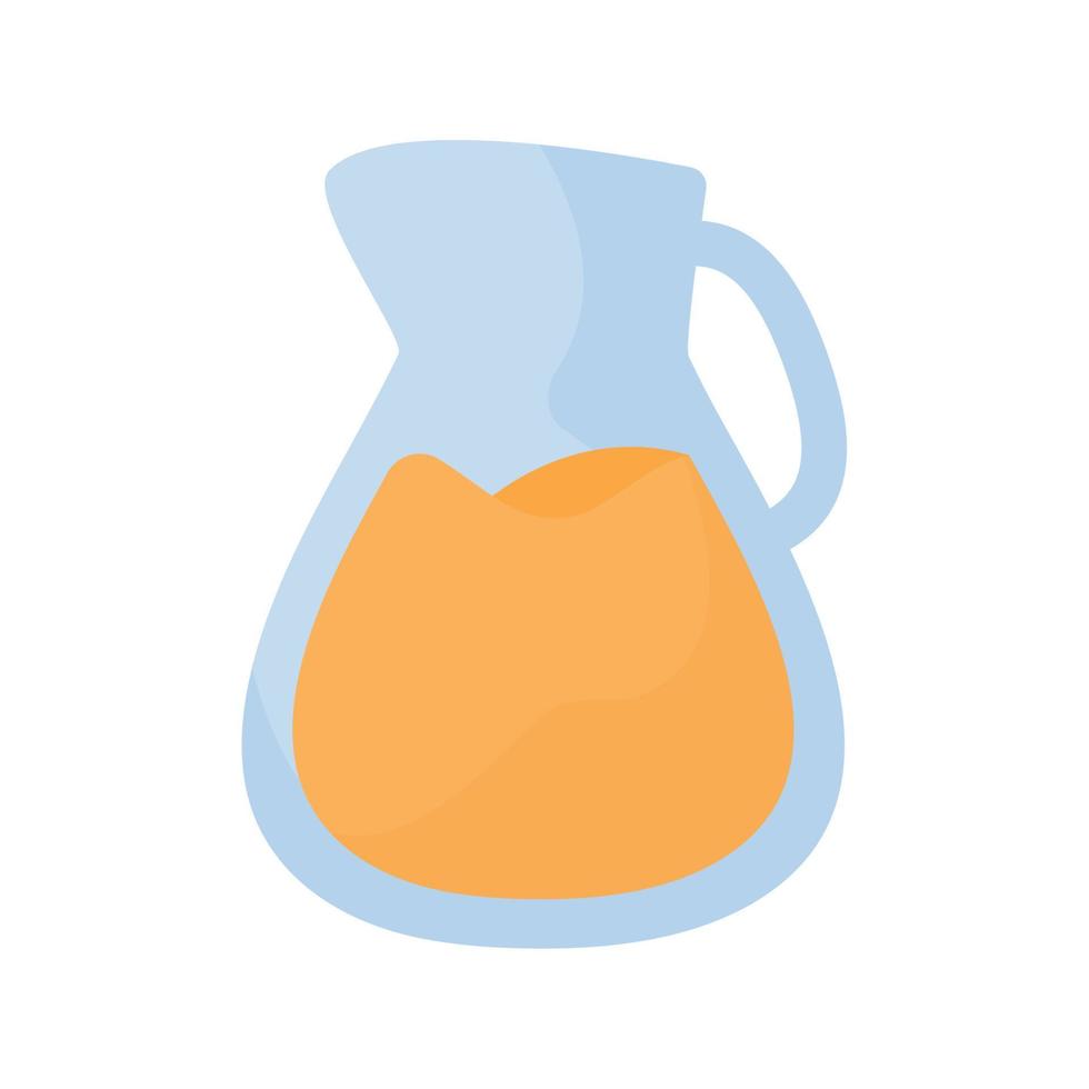 orange juice jar vector