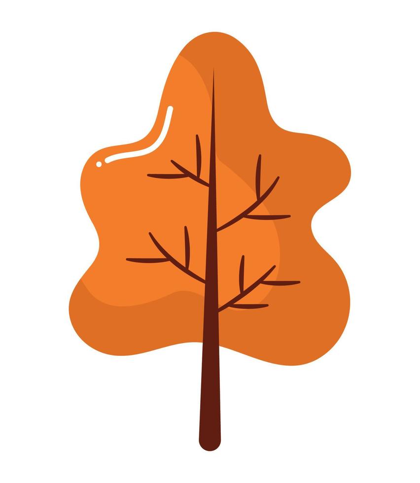 otoño árbol diseño vector