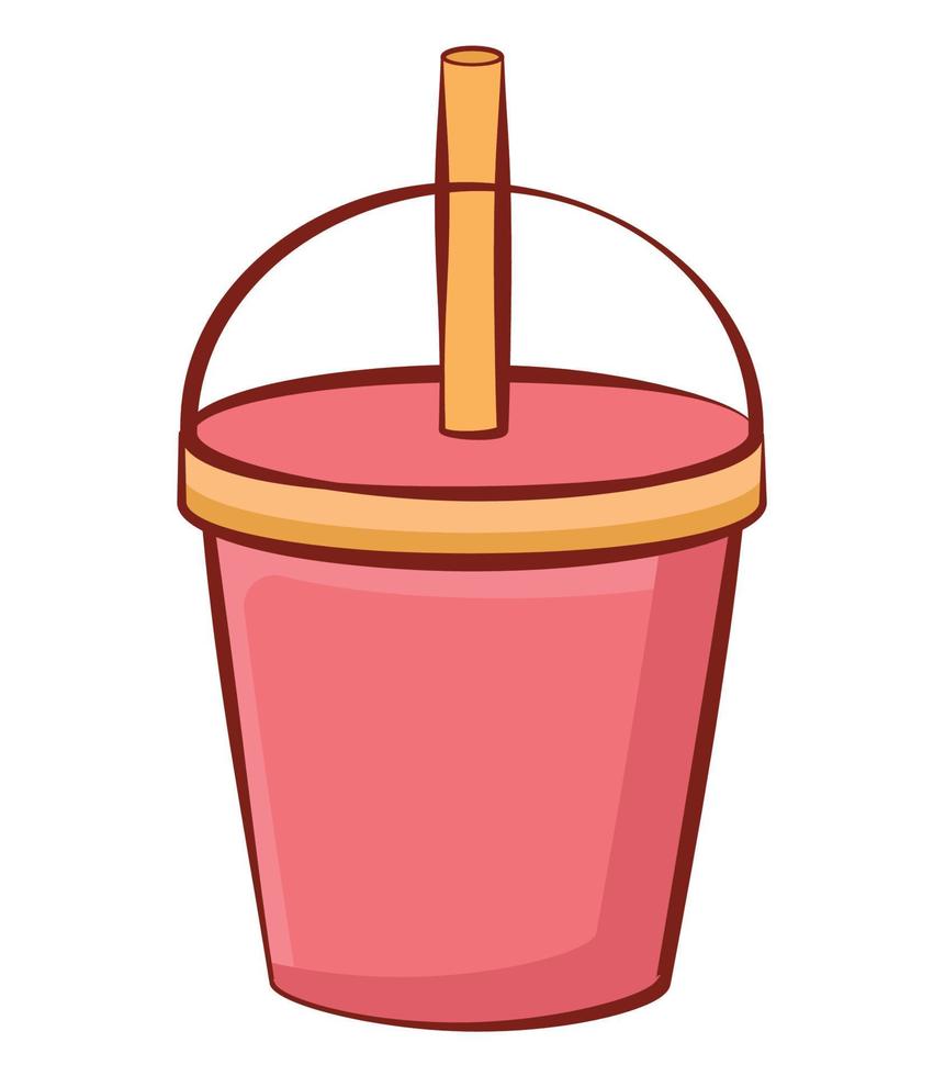 smoothie cup design vector