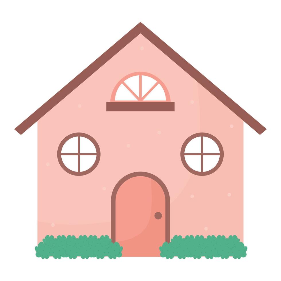 cute house design vector