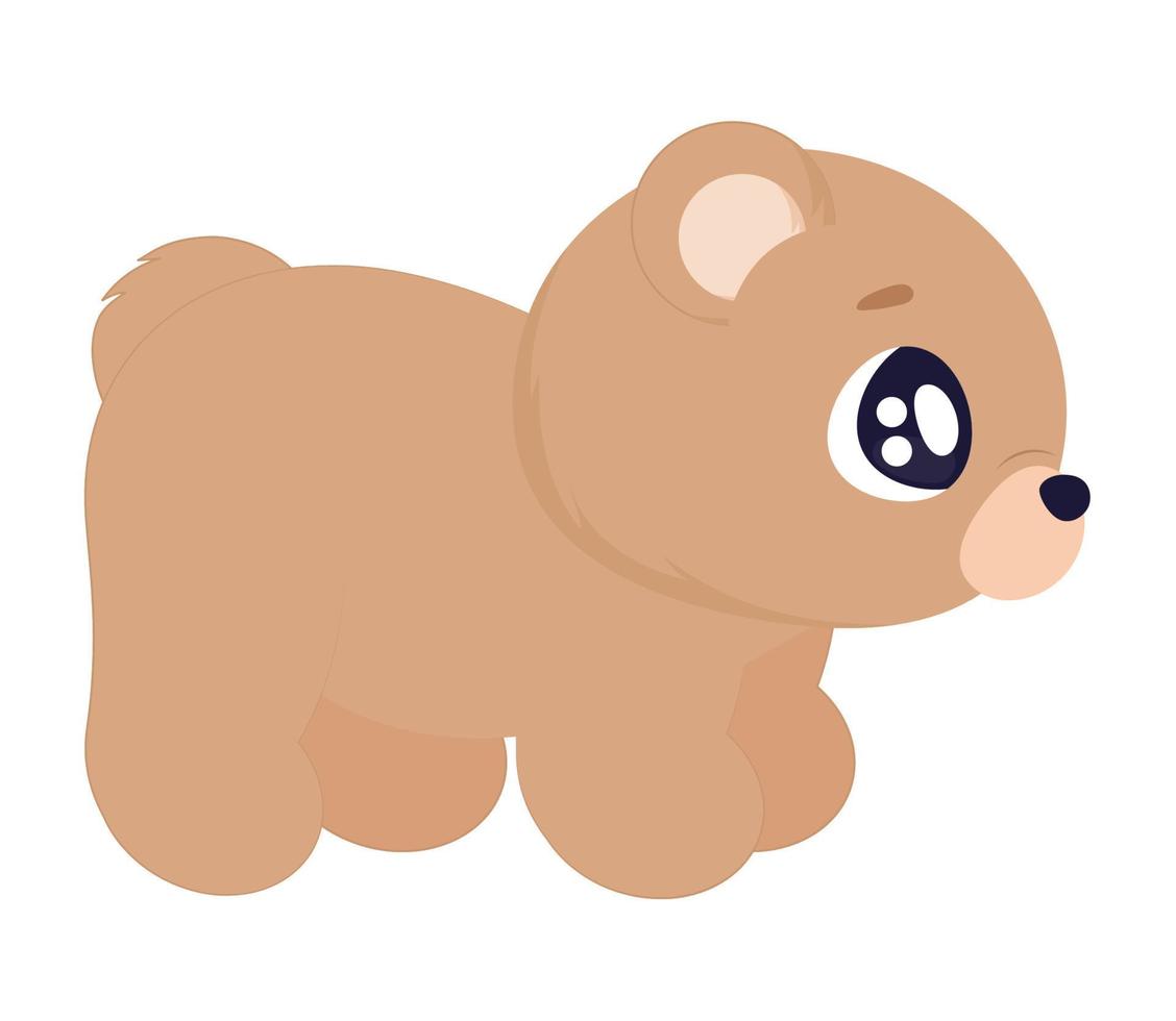 adorable bear illustration vector