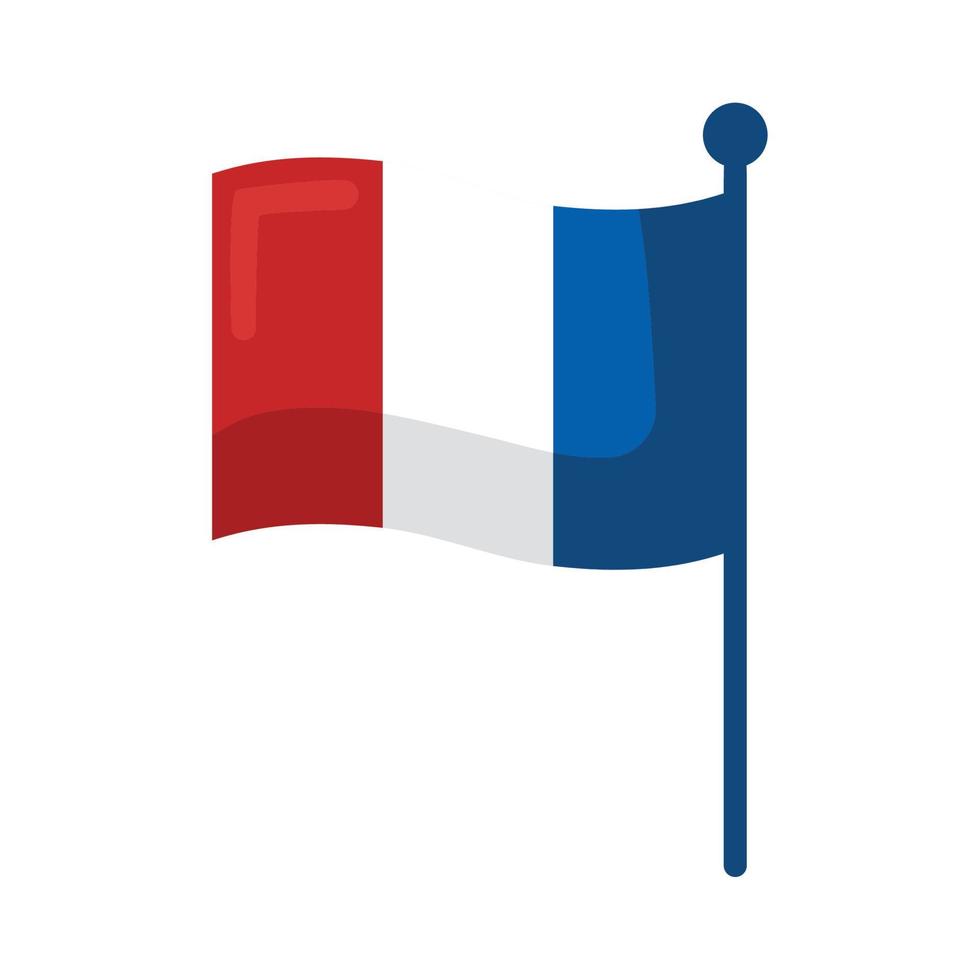 french flag icon vector