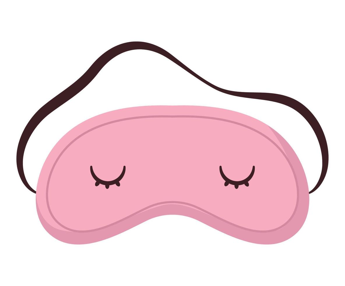 sleep mask design vector