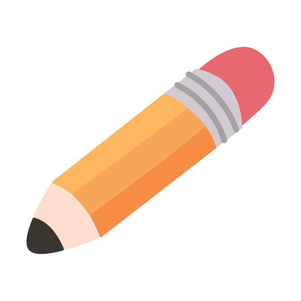 cute pencil design vector