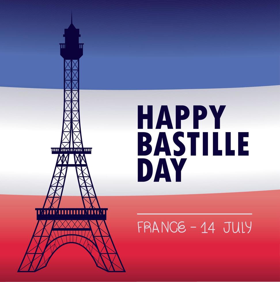 bastille day cartel vector