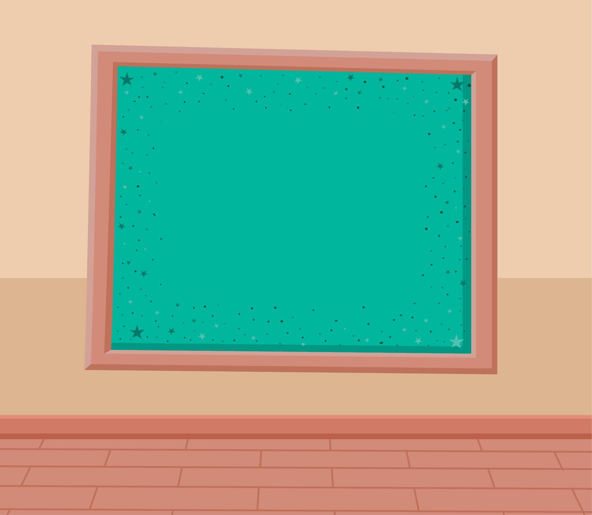 classroom with chalkboard 21385158 Vector Art at Vecteezy