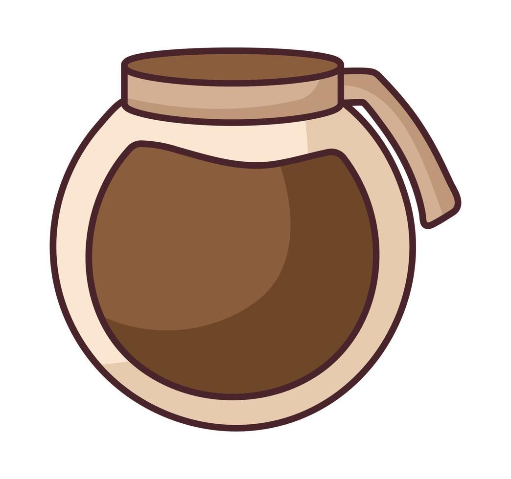 coffee jug design vector