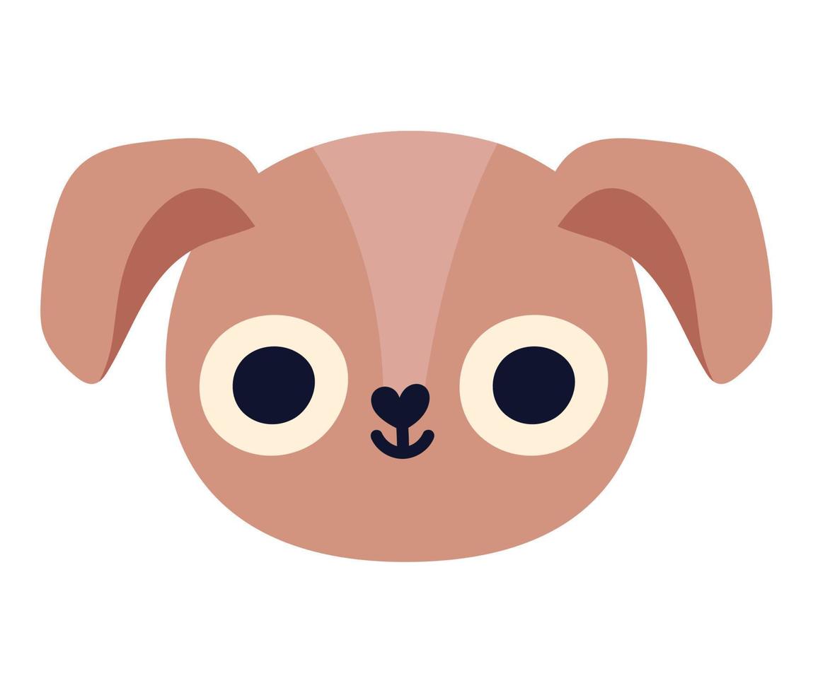 dog face design vector