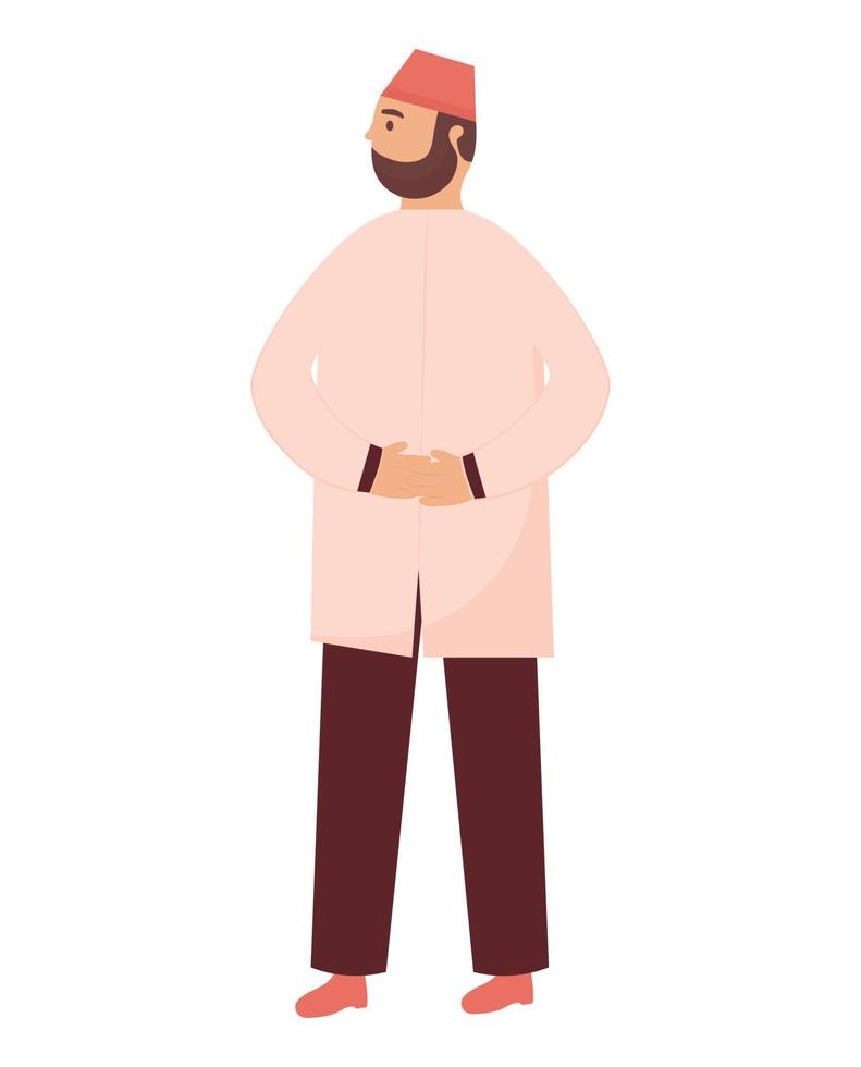 muslim man design vector