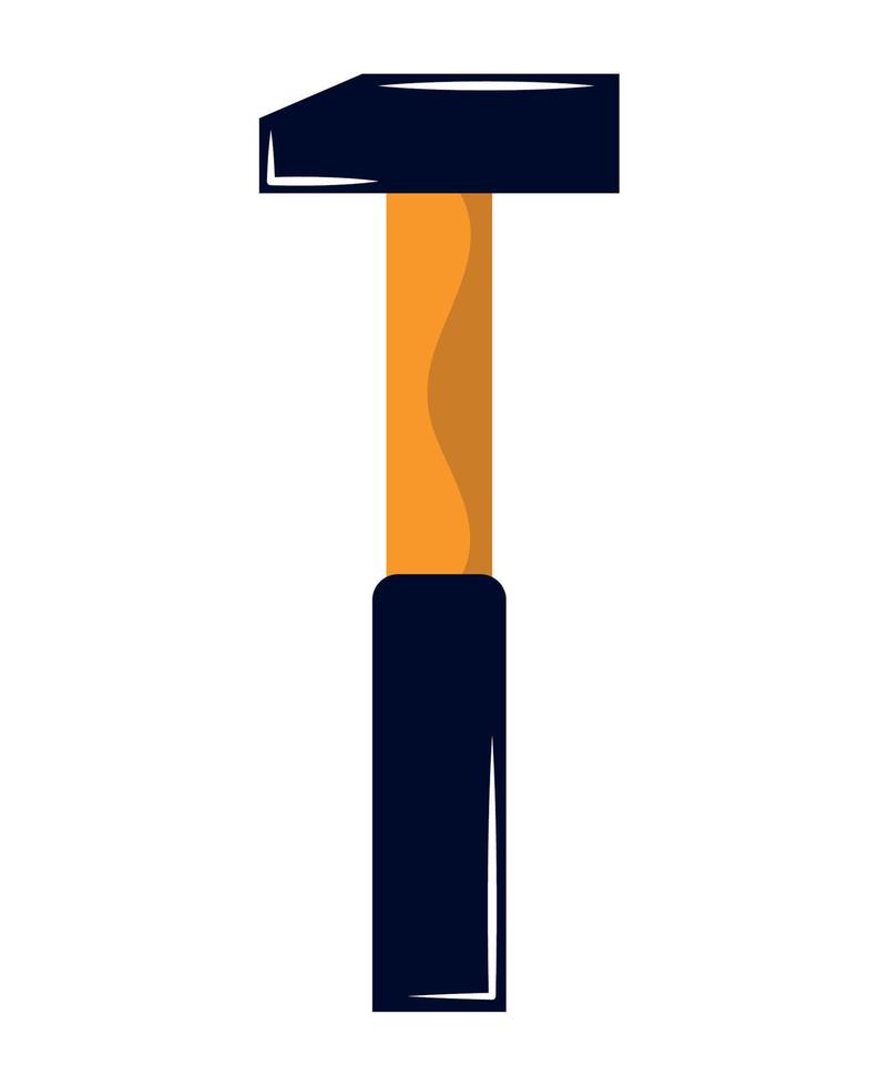 colored hammer design vector