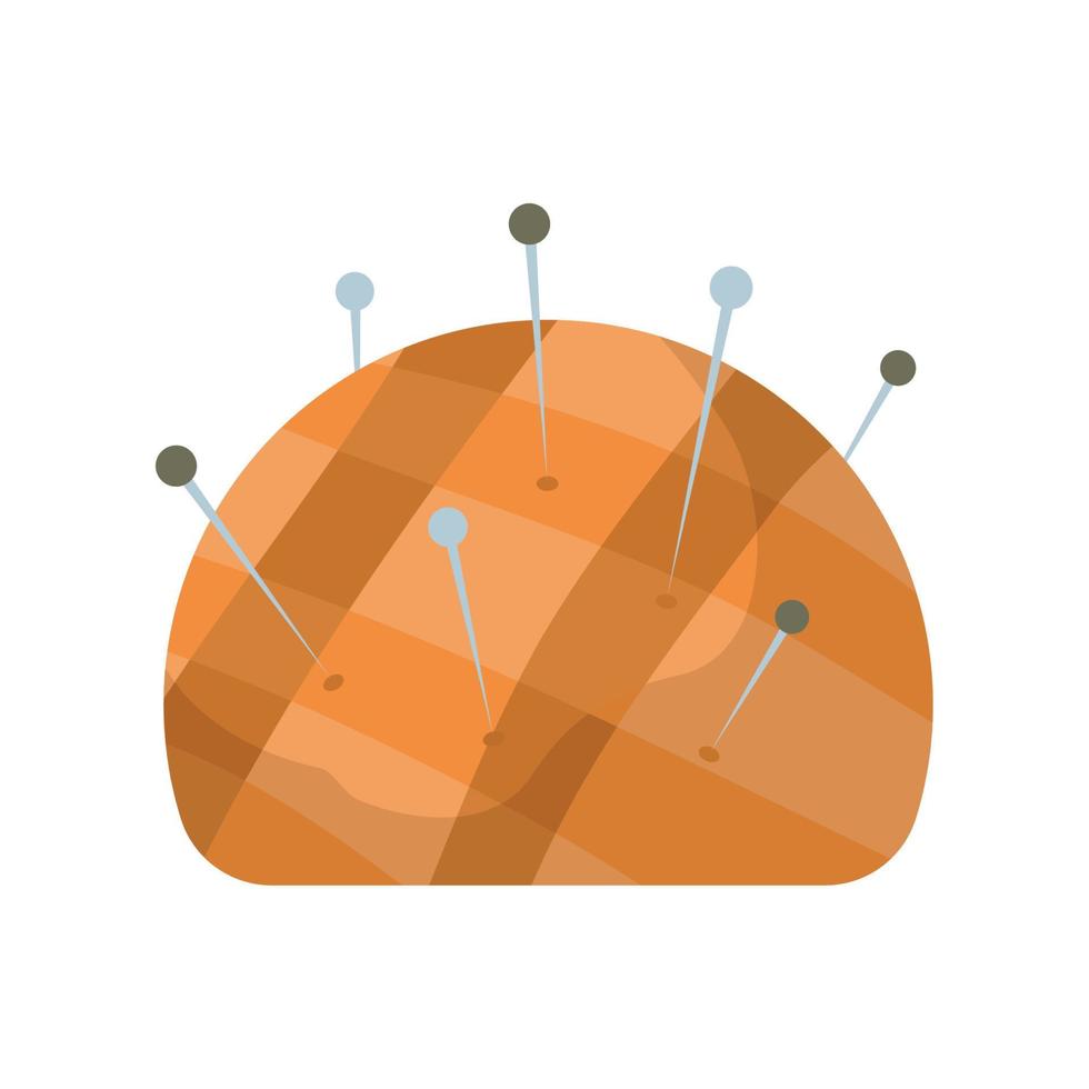 needle pincushion illustration vector