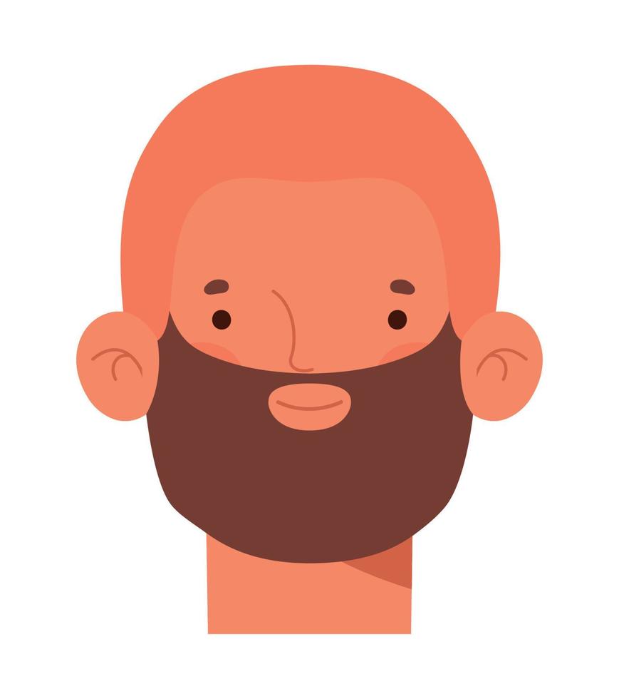 male face design vector