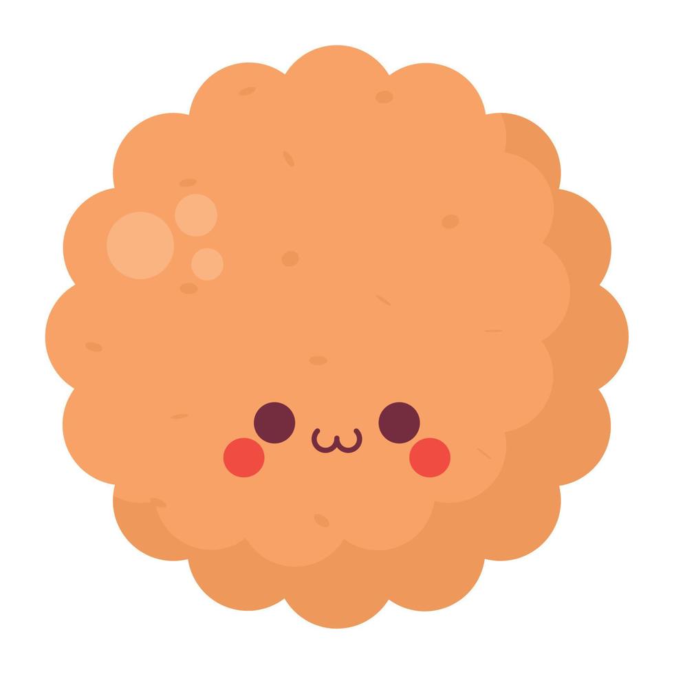 kawaii Galleta ilustración vector