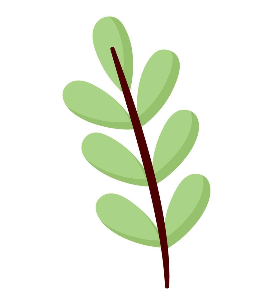 green branch design vector