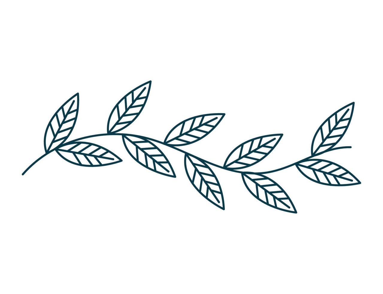 nature branch icon vector