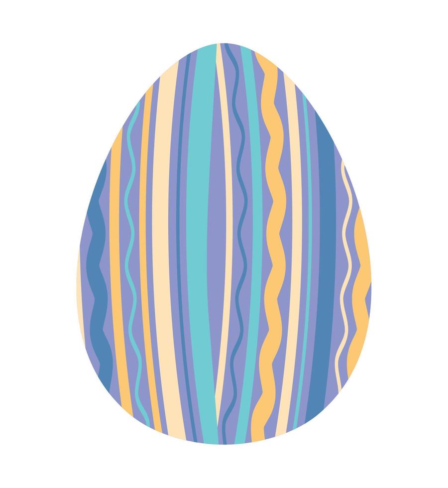 ilustración de huevo de pascua vector